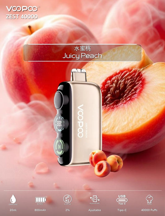 VOOPOO ZEST 四萬口|最強拋棄式口糧 三檔尼古丁調節 可調氣流|一次性 電子煙| 拋棄式 | 可重複充電 | 正品現貨供應