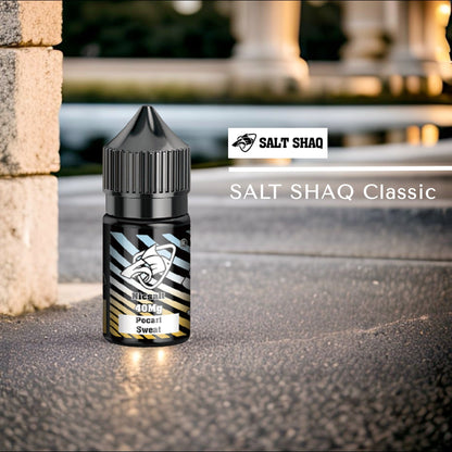 原裝正品 買5送1免運 鯊克 彩鯊 SALT SHAQ 30ML 40MG  電子煙油 煙油 小煙油 丁鹽