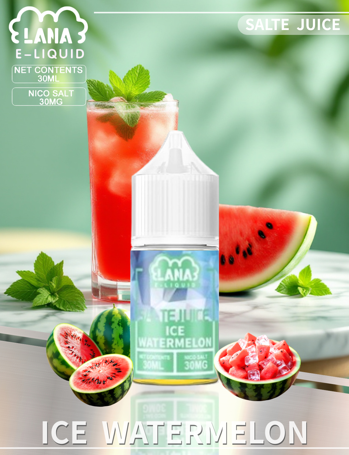 原裝正品 買5送1免運 LANA 系列 30ML 30MG   電子菸油 菸油 小菸油  丁鹽