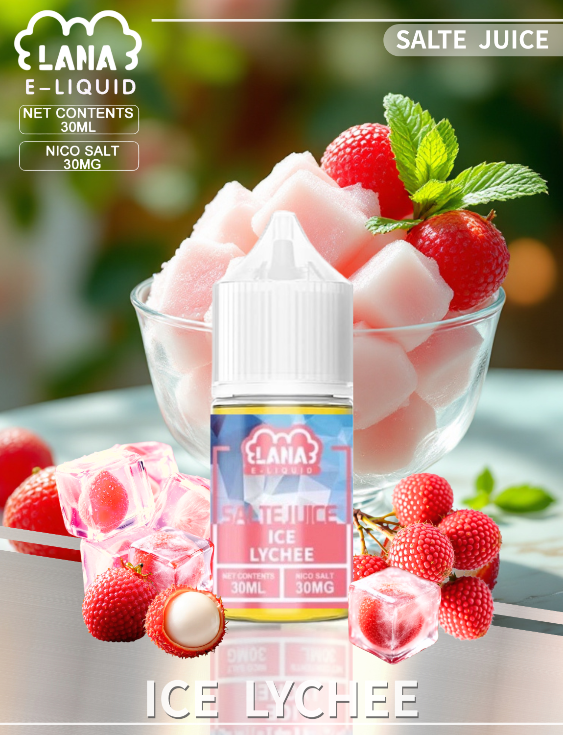 原裝正品 買5送1免運 LANA 系列 30ML 30MG   電子菸油 菸油 小菸油  丁鹽