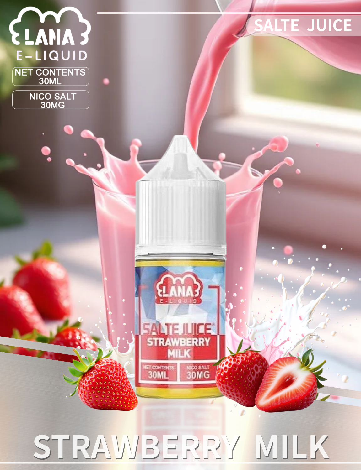 原裝正品 買5送1免運 LANA 系列 30ML 30MG   電子菸油 菸油 小菸油  丁鹽