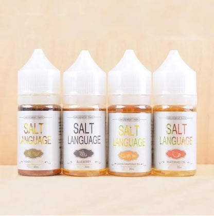 原裝正品 買5送1免運 SALT LANGUAGE  鹽語 30ML 40MG  電子煙油 煙油 小煙油 丁鹽