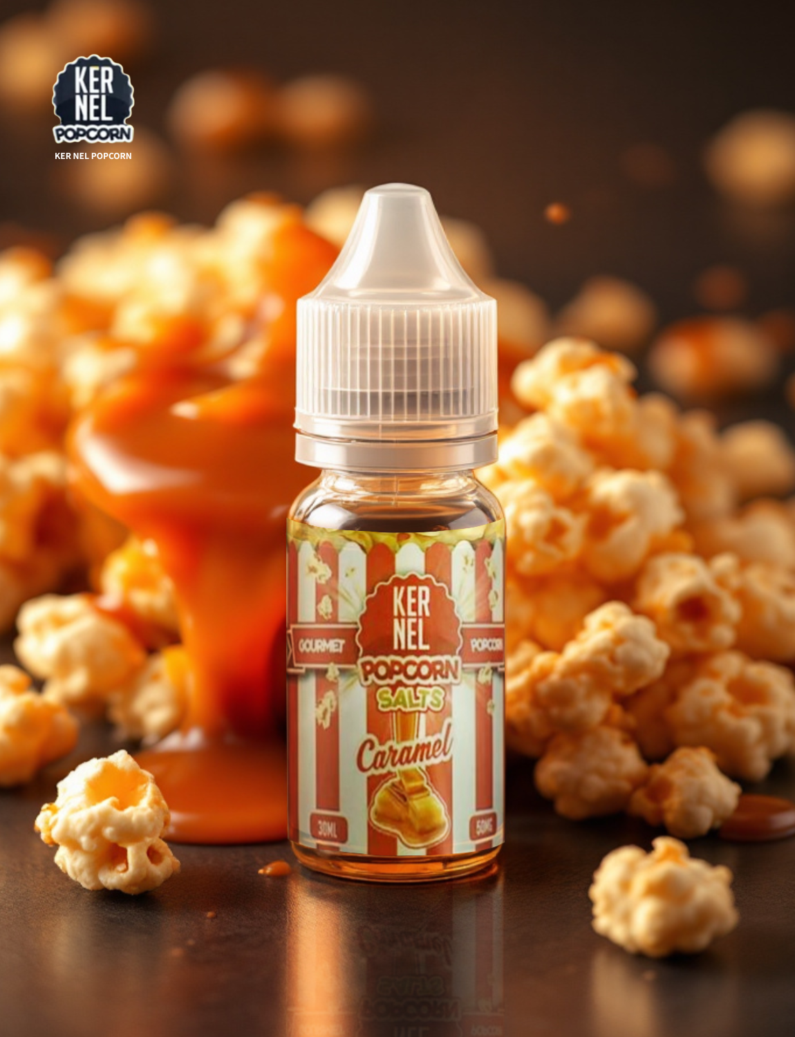 原裝正品 買5送1免運 KERNEL 爆米花 海鹽爆米花  30ML 25MG 電子煙油 煙油 小煙油 丁鹽