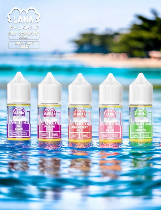 原裝正品 買5送1免運 LANA 系列 30ML 30MG   電子菸油 菸油 小菸油  丁鹽