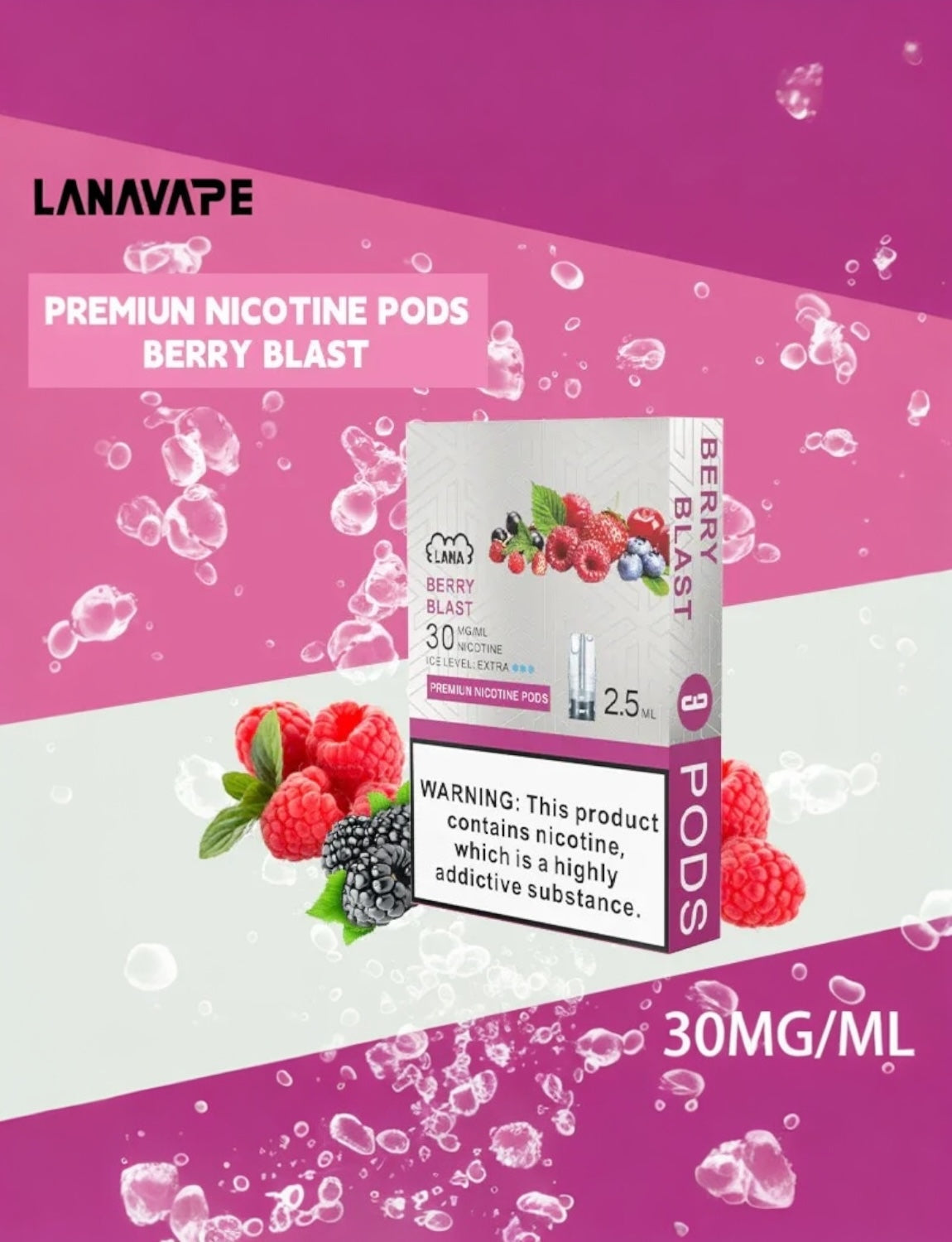 原裝正品 LANA 藍光 煙彈 RELX/SP2/ILIA/哩啞/通用煙彈