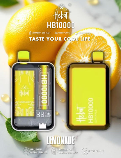 HEBAT 喜貝10000口一次性電子煙| 拋棄式 | 可重複充電 | 正品現貨供應